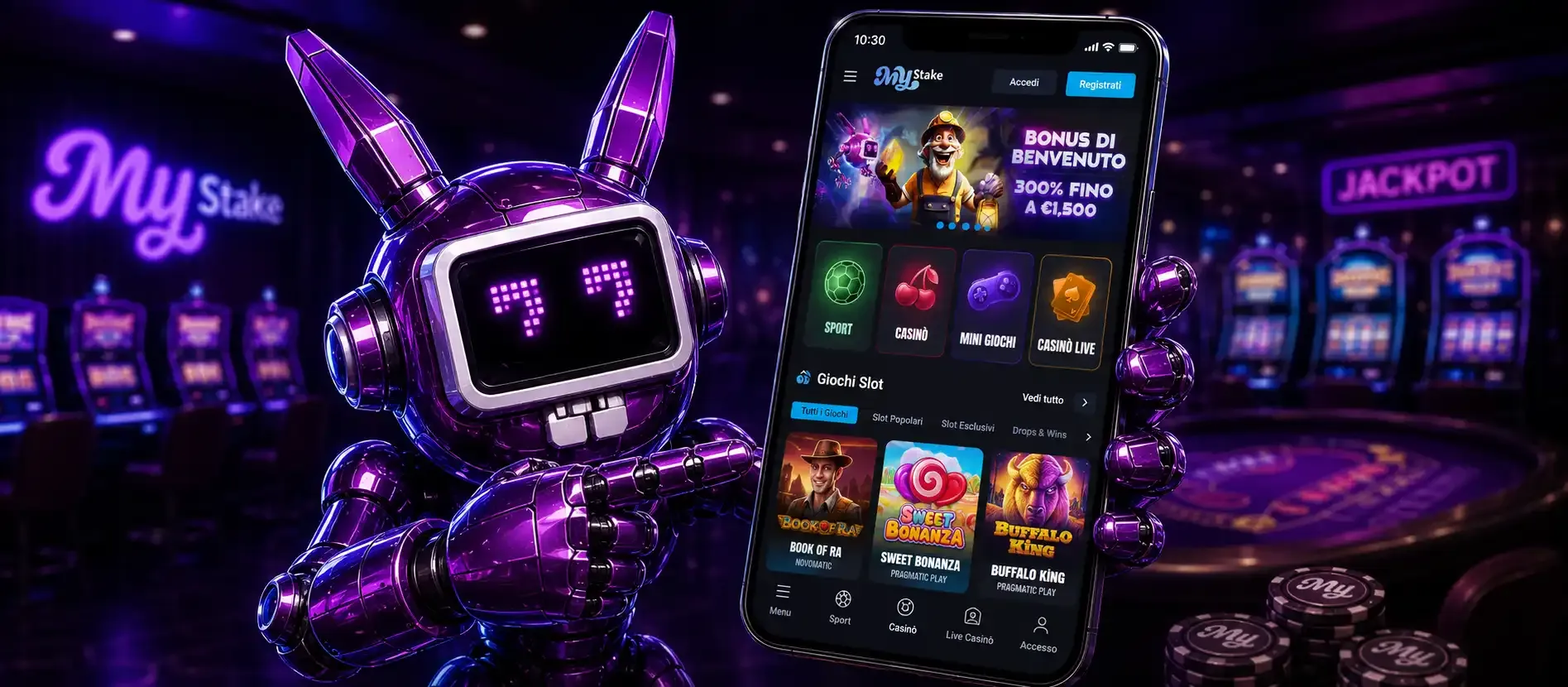 Mystake Mystake applicazione per il gioco online